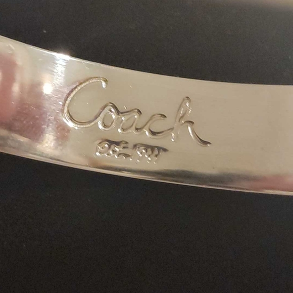 Coach bangle, dust bag, Multicolor Signature C Statement Non-hinged Bracelet - Picture 9 of 10